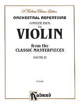 COMPLETE PARTS FOR VIOLIN #3 P.O.P. cover